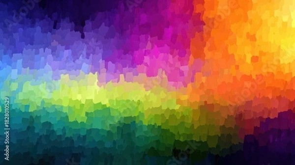 Obraz Vibrant abstract textured background with a spectrum of bold colors blending together seamlessly