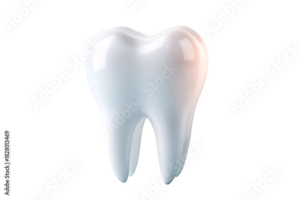 Obraz tooth on white background