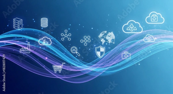 Obraz best Technology Background Design For Website