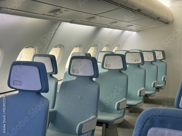 Obraz sièges avion plusieurs rangées