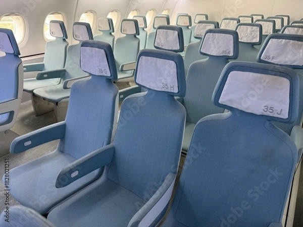 Obraz sièges avion sans passagers
