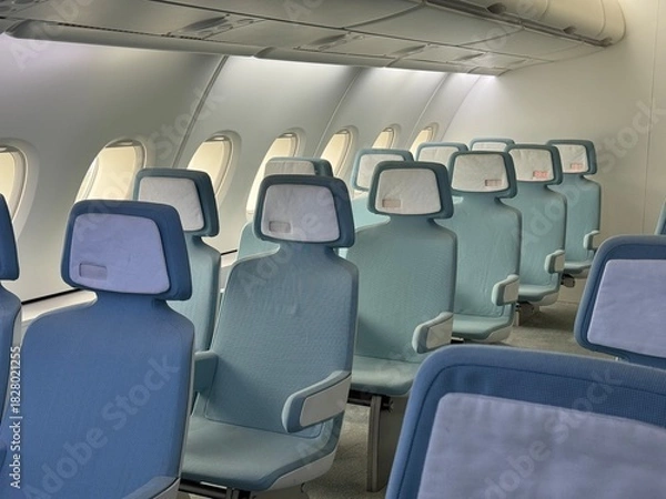 Obraz sièges avion sans passagers 