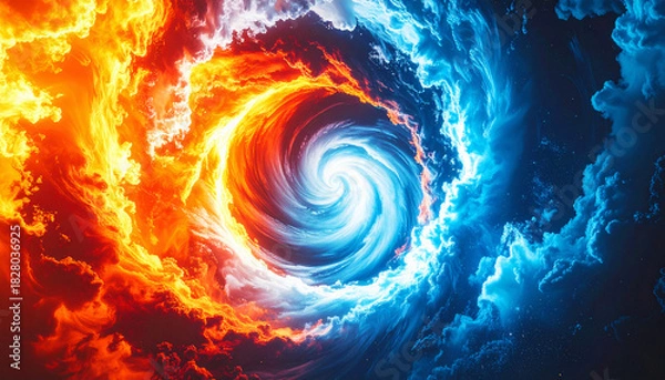 Fototapeta Vortex of Ice and Fire