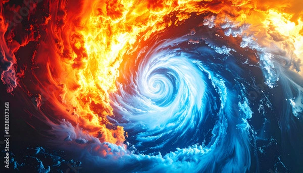 Obraz Vortex of Ice and Fire