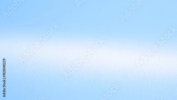 Obraz Softly blended blue sky with a wispy white cloud streak