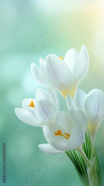 Obraz white lily flower