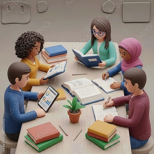 Fototapeta 3D Inclusive Learning Group