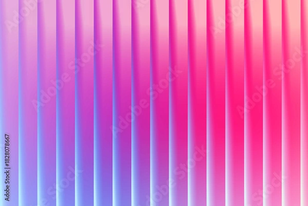 Fototapeta Vibrant abstract background with a smooth vertical gradient, transitioning from cool blue and purple tones to energetic pink and magenta hues, creating a dynamic and modern visual design