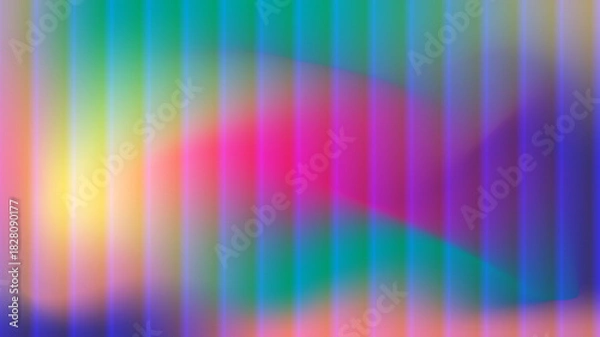 Obraz Abstract gradient background with vertical stripes and soft blurry shapes