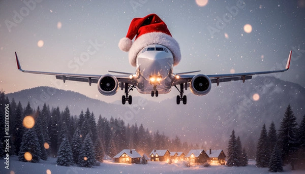 Obraz Aereo Di Linea A Natale