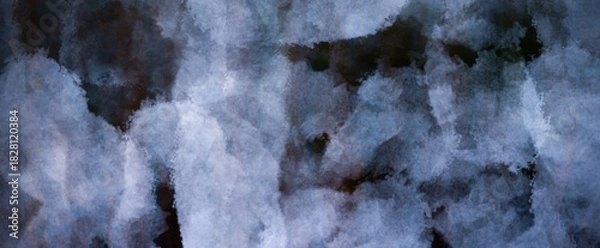 Obraz 抽象的　水墨画　背景素材
