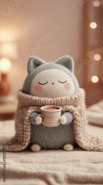 Obraz cat on a chair