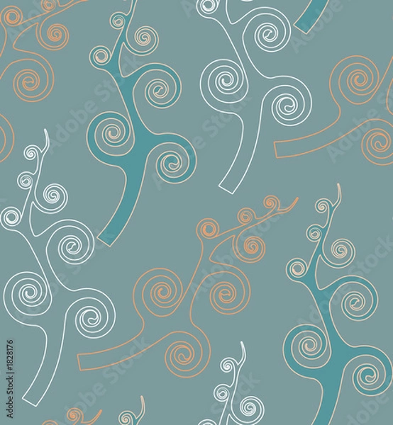 Obraz funky seamless wallpaper pattern