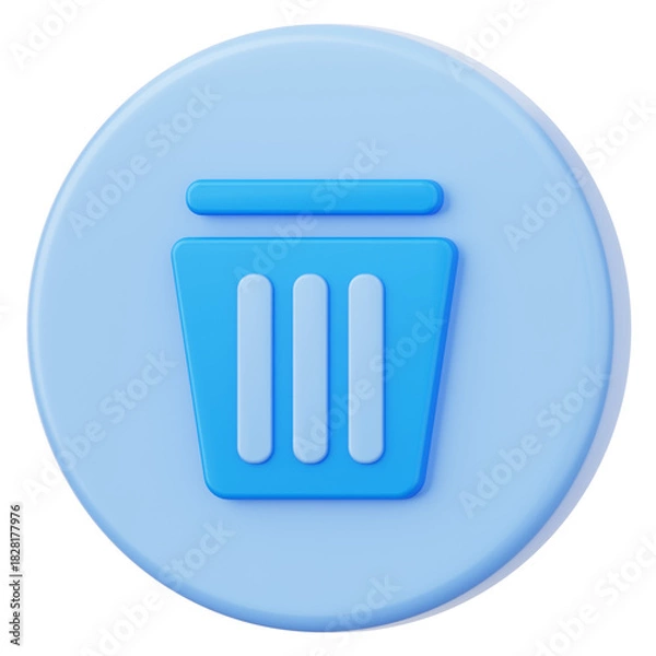 Obraz Delete User Interface 3D Icon