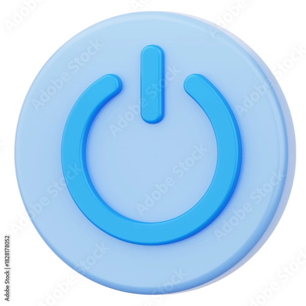 Obraz Power User Interface 3D Icon