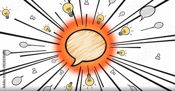 Obraz Explosion of Ideas