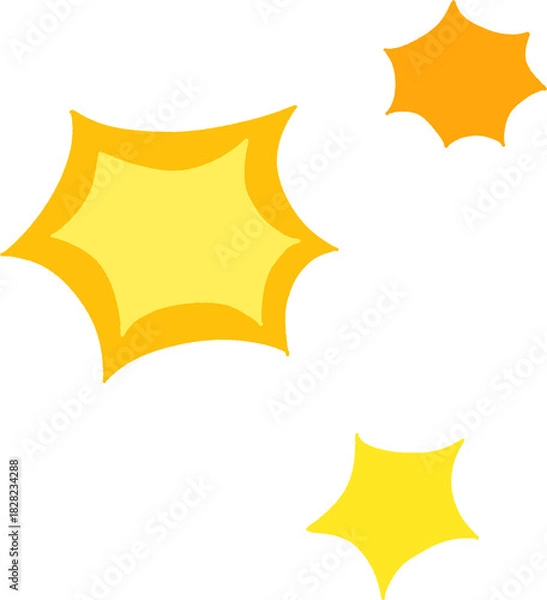 Obraz Bright Comic Burst Shapes Set