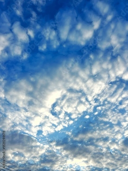 Obraz blue sky with clouds