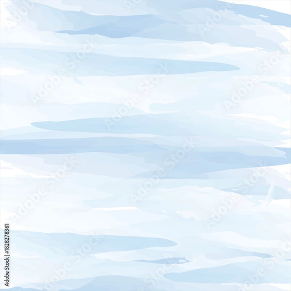 Fototapeta A sky blue watercolor background with gentle, blended brush strokes creating a fresh and calming texture.