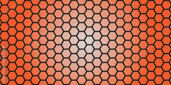 Fototapeta Abstract background with lines white black red yellow white and colorful texture background hexagon abstract background