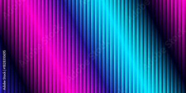 Fototapeta Modern abstract background with bright gradient vertical lines design element