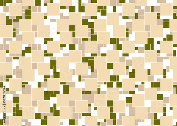 Fototapeta 幾何学的なタイル模様 背景