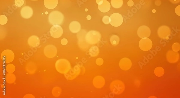 Fototapeta Blazing orange bokeh lights creating a warm and inviting atmosphere backdrop