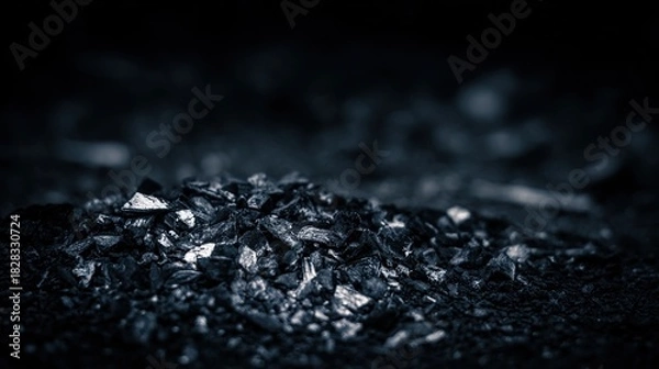 Fototapeta insensitivity. Close-up of ash texture with glowing embers, symbolic memorial concept. ESG reports, sustainability campaigns, designed for environmental awareness campaigns.