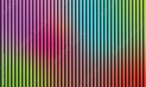 Fototapeta Vibrant multicolored vertical lines abstract modern background.