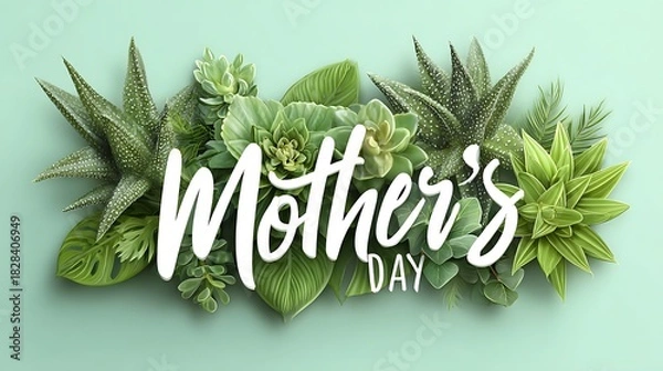 Obraz Botanical Mother's Day Greeting
