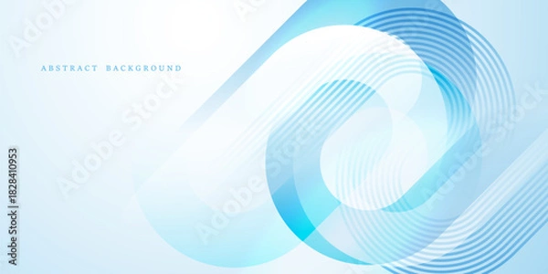 Obraz Abstract vector illustration of modern lines background.