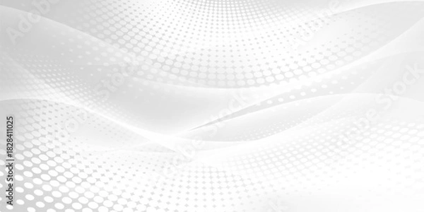 Obraz gray and white abstract background modern vector illustration