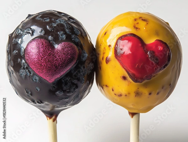 Obraz Chocolate and Love Come Together in Every Ice Cream Scoop