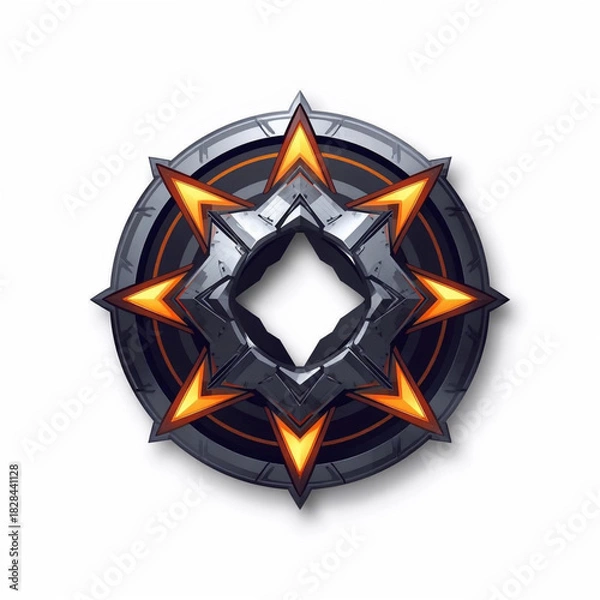 Obraz abstract star shape