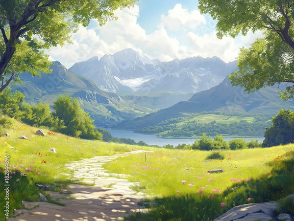 Obraz Unbroken Wilderness Echoing Earth’s Deep Wisdom