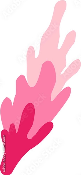 Obraz abstract organic shape ornament