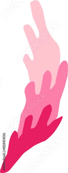 Obraz abstract organic shape ornament