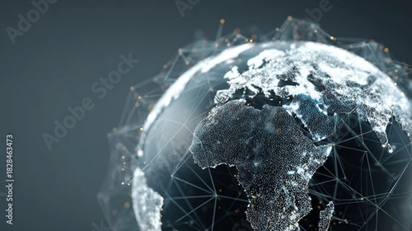 Fototapeta technology innovation and global connectivity concept