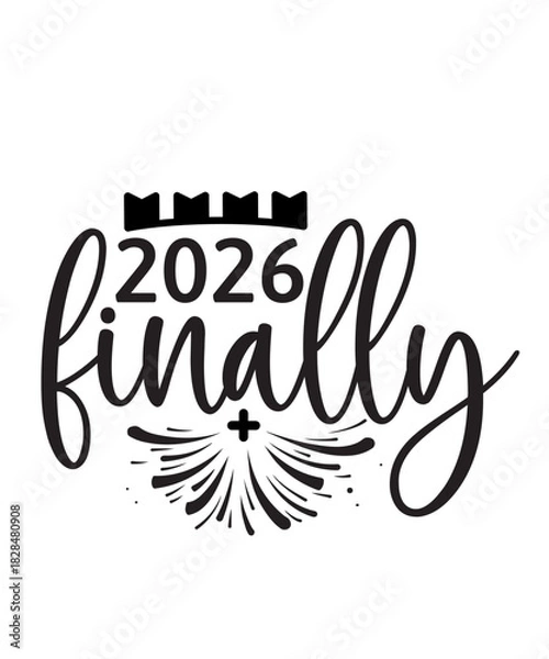 Fototapeta Happy New Year,Happy New Year Svg, 2022 new year Svg, New Year Shirt Svg, New Year Svg, Merry Christmas Svg, Christmas gift idea, Png Dxf Cut Files Cricut,Happy New Year SVG Bundle Cut Files, Hello 20