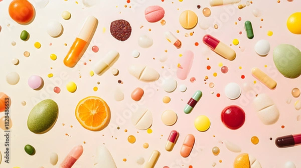 Fototapeta seamless pattern with easter eggs