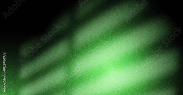 Fototapeta Vibrant Green Illumination Abstract Textured Light Streaks on a Dark Background Creating a Dynamic and Mysterious Visual Effect Abstract background