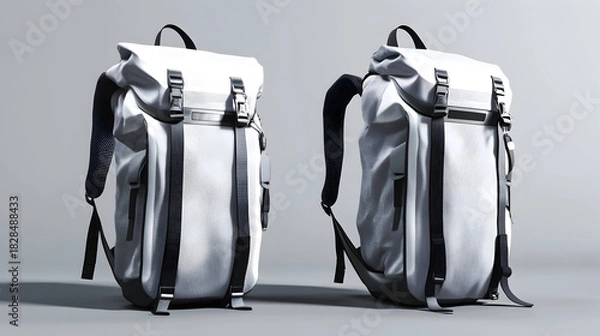 Obraz black leather bag