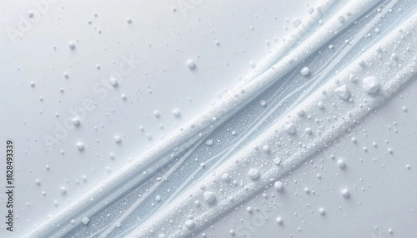 Fototapeta frosted silver grey 93: soft snow silver tone, mist glazed porcelain, soft silver blue glow, accented with transparent sheen spots, composition: diagonal frost accent strip