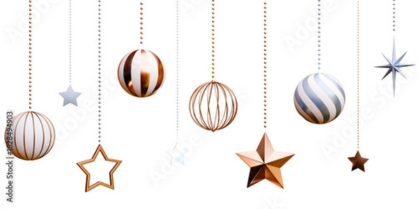 Obraz 3D素材_クリスマスオーナメント