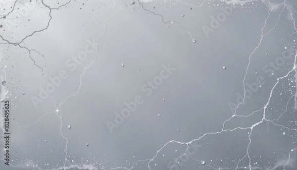 Fototapeta frosted silver grey 175: soft frost metal blend, soft brushed metal finish, chilly studio softbox light, accented with fine silver specks, composition: wide header band with icy margin