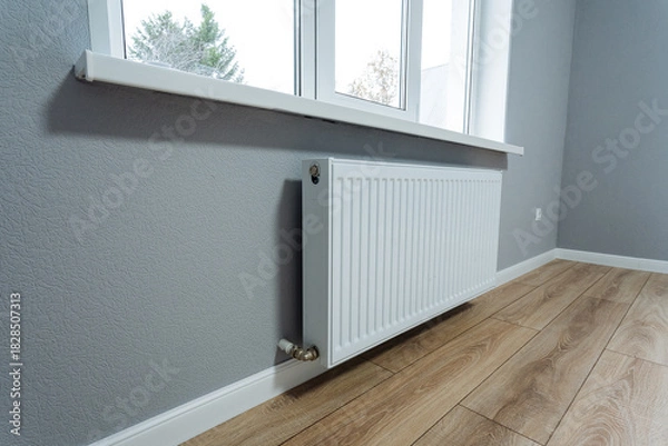 Fototapeta luminous simple environment, bright and minimalist interior design, space characterized by brightness and minimalism, an illuminated room emphasizing minimalistic decor