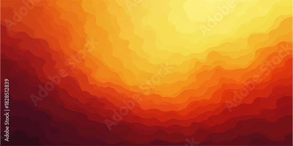 Fototapeta Abstract pixelated background with warm tones of yellow orange and red
