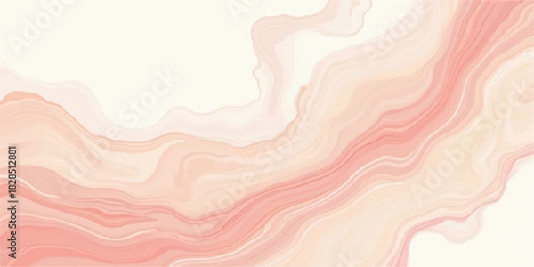 Fototapeta Abstract pink and beige marble texture background for graphic design projects