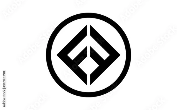 Obraz Creative F+F Letter Logo Design Service