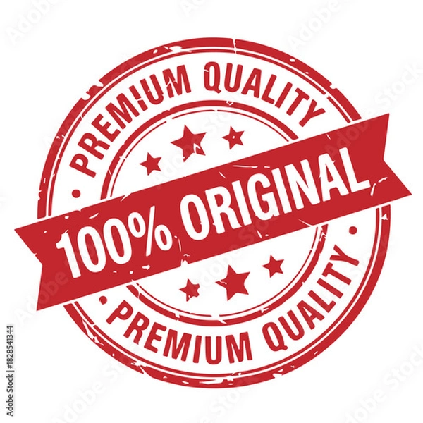 Fototapeta Best Quality Premium Stamp. Stamp Design Isolated on White Background. Grunge Stamp Vector Illustration.